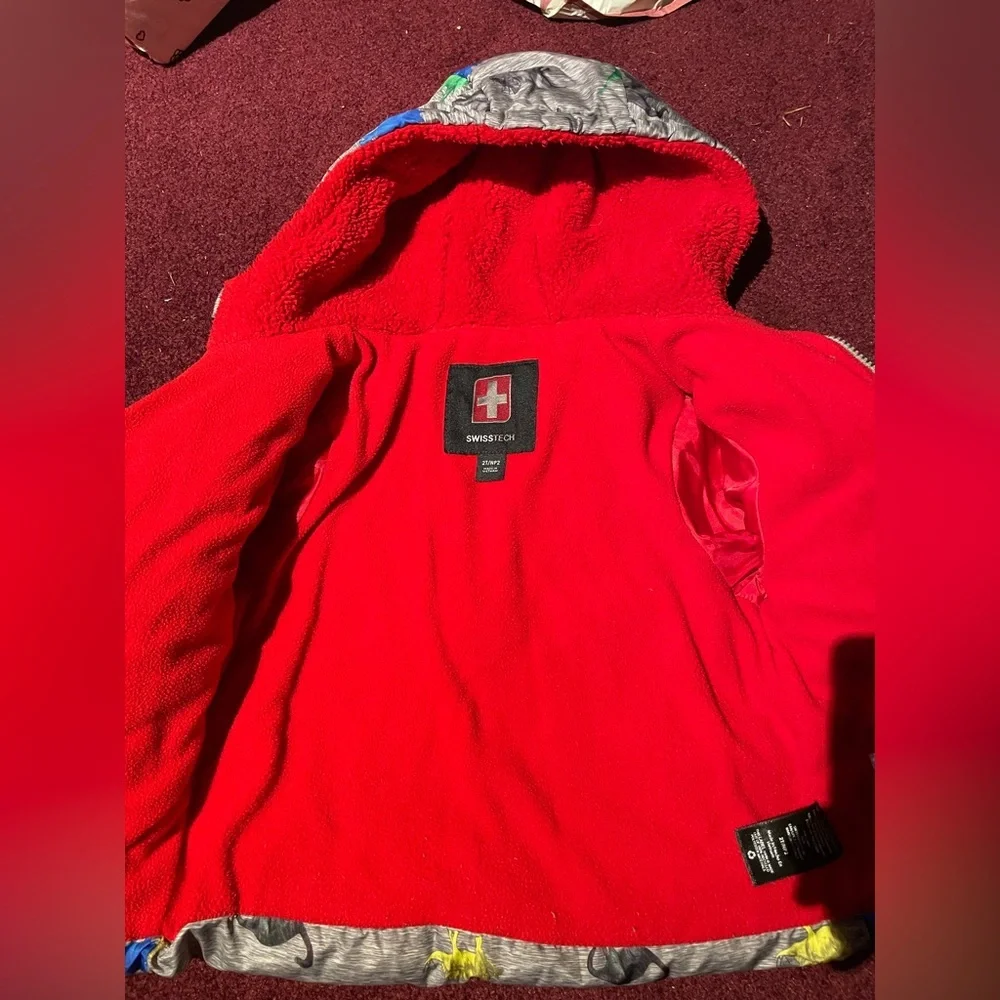 Swiss Tech Toddler Boys Dinosaur Winter Snow Coat